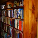 Recycled timber bookcase